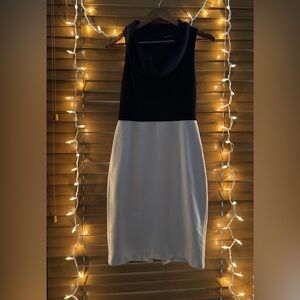 WHBM Black Sleeveless Dress